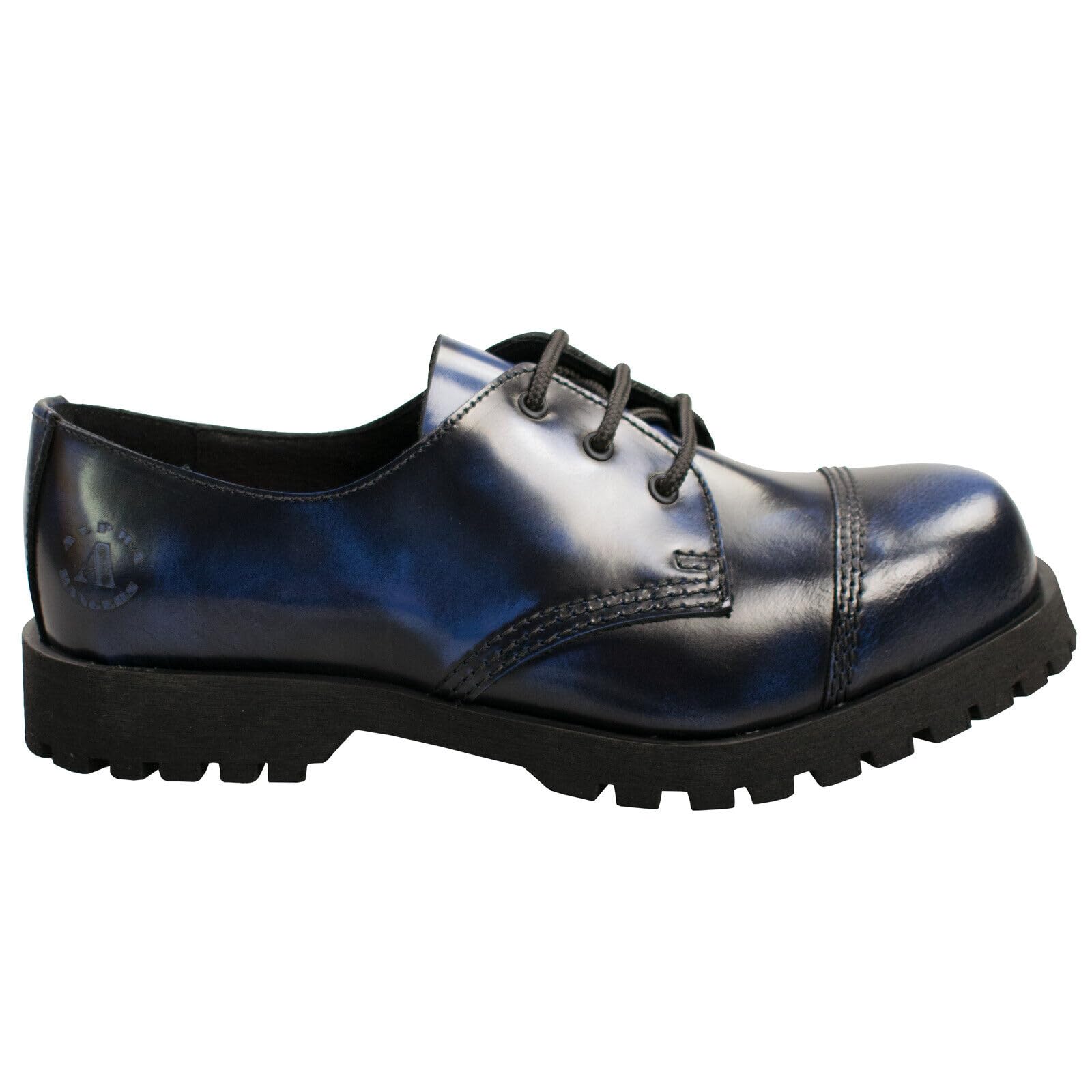 Alpha Rangers 3-Loch Halbschuhe Stahlkappe Blau Rot Rub Off Schwarz Farbauswahl