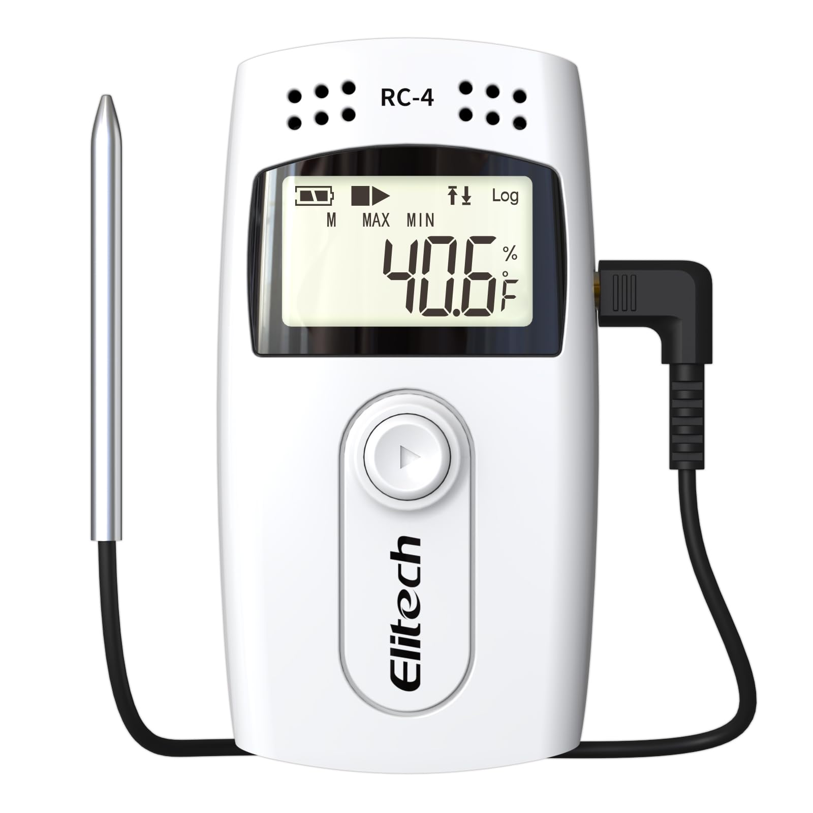 Elitech RC-4 Temperature Data Logger Recorder with External Temperature Sensor