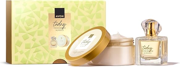 AVON TTA Today Ella Eau de Parfum and Body Soufflé Gift Set | Long-Lasting Women's Perfume | Floral, Woody and Sensual Fragrance with Neroli Flower and Sandalwood | 50ml + 200ml