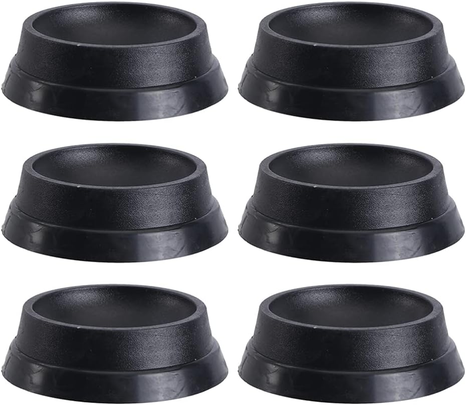 6pcs 2.48X2.48X0.79In Round Furniture Caster Cups Round Floor Protector Coasters for Furniture Wheel Feet Coasters Cups Anti- Sliding Caster Stopper for Carpet or Durable Hard Floors