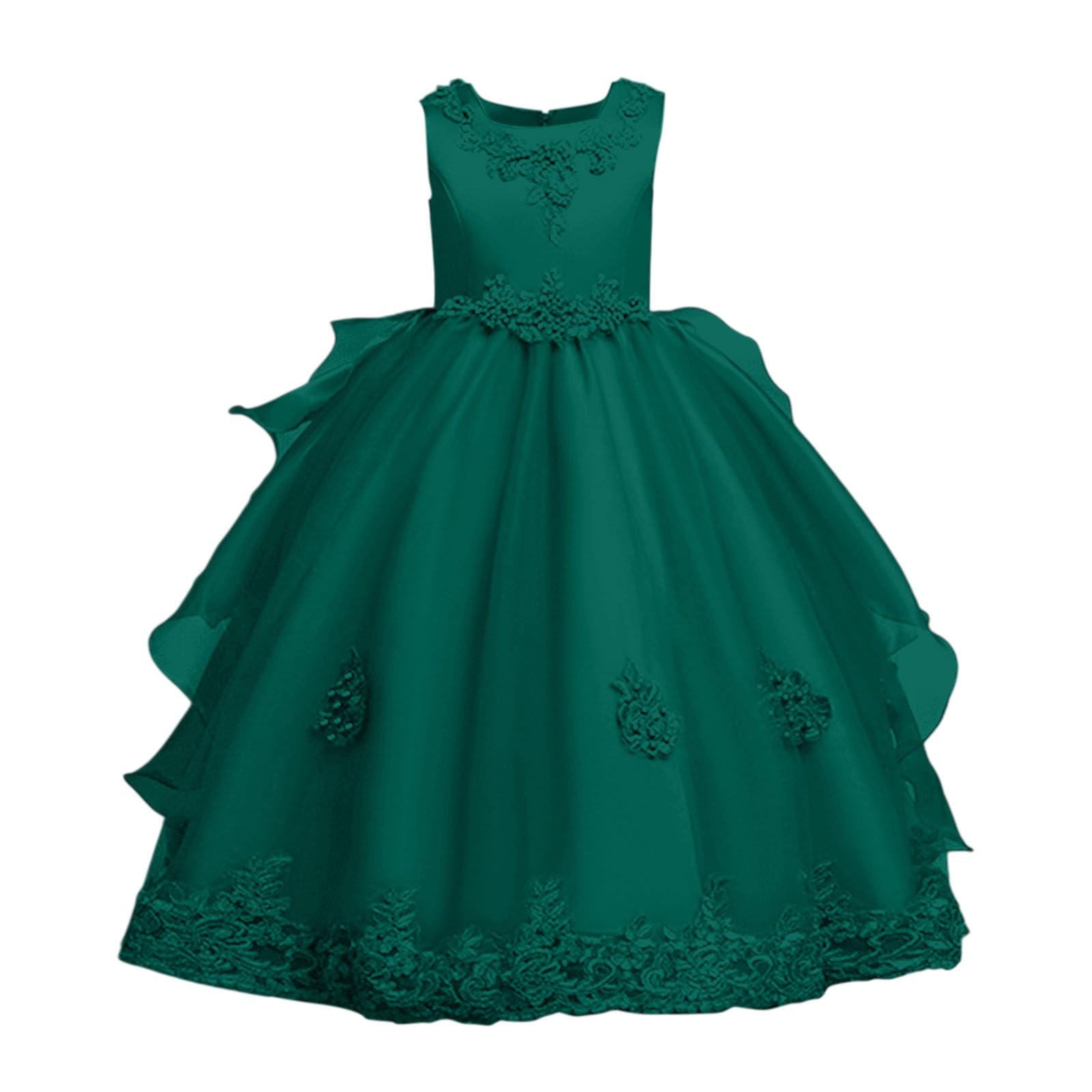 Vestido festivo de lentejuelas para niña, vestido de tul con cola, vestido de princesa para niños, vestido de fiesta, vestido de noche, para bodas, cumpleaños, piano, actuación, violeta