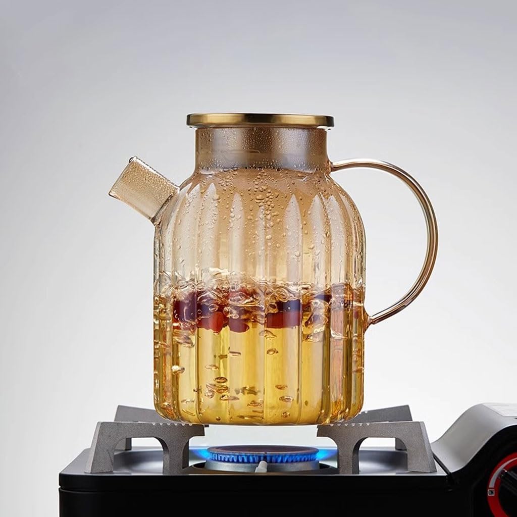 Bollitore per acqua fredda Bollitore freddo Bollitore in vetro Teiera domestica di grande capacità Succo di ghiaccio estivo Bollitore per acqua Bollitore per acqua