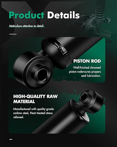 Miniatura 5 de SCITOO - Amortiguador trasero para Nissan se adapta a 2004 2005 2006 2007 2008 2009 2010 para Nissan Titan Shocks 345043 Struts - Juego de 2 piezas