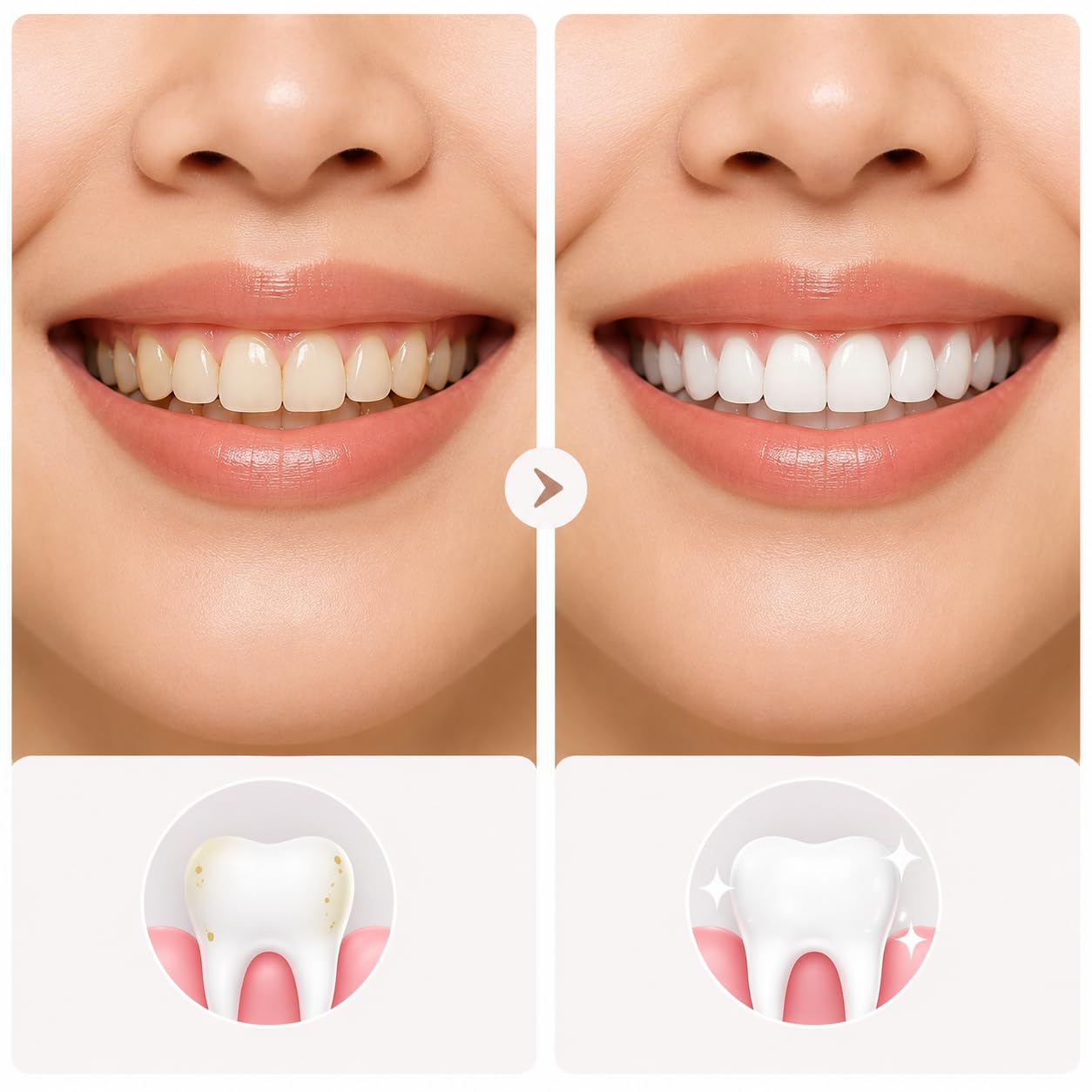Dentifrice blanchissant pour les dents, nettoyage doux des taches superficielles, soin bucco-dentaire quotidien pour un sourire éclatant, formule fraîche pour une haleine agréable (7pcs)