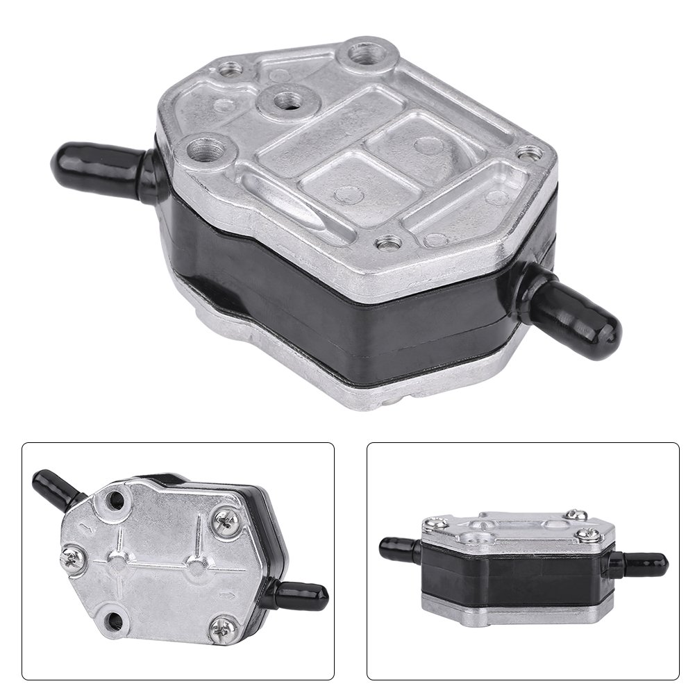 Kraftstoffpumpe, Aluminium langlebig korrosionsbeständig, Bootskraftstoffpumpe für Außenborder, Motorboot, Yacht, Segelboot, Sportboot