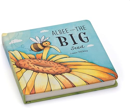 Miniatura 5 de Jellycat Albee and The Big Seed Book y Bashful Bee Peluche Animal