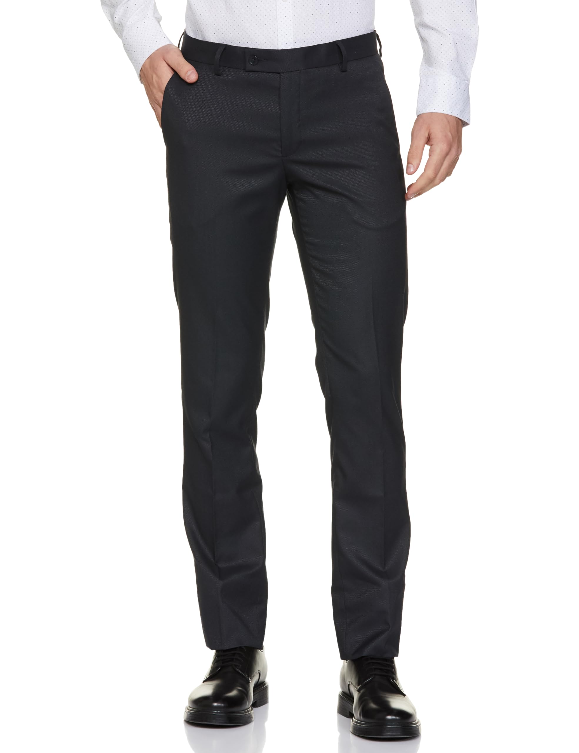 arrow Men's Tapered Fit Mid Rise Pants-picture-19