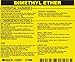 Brady 93527, Hazardous Material Label:Dot 5800.4-1987, 3 3/4" Height x 4 1/2" Width, Black on Yellow, Legend "Dimethyl Ether" (25 per Package)