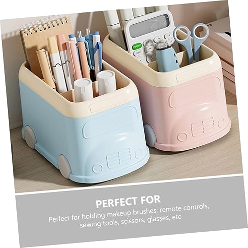 Miniatura 4 de EXCEART Caja de almacenamiento Soporte para bolígrafos y lápices, soportes para lápices y organizadores, suministros de oficina, soporte para