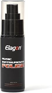 Elagon UK (POL) akcesoria do zestawu profesjonalnej pielęgnacji - politura do gitary - może być używana jako samodzielny lub jako zestaw do pielęgnacji gitary do uzupełniania/uzupełnienia. Wysokiej jakości produkt do czyszczenia i polerowania, który wydobywa naturalne piękno, połysk i kolor w Twoim instrumencie, dzięki czemu Twoja gitara świeci jak nowa. Polerka usuwa smugi, odciski palców / plamy. Całkowicie bezpieczny na każdym popularnym lakierze gitarowym. Do elektrycznym, akustycznym. klasyczny/Hiszpański Gitary szeskie, gitary basowe, ukulele, banjo, mandoliny i inne instrumenty strunowe.