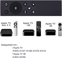 Riry Fejlett Apple TV Távirányító TV Vezérlő Funkcióval Apple TV4 és Apple TV4K 1/2/3 Generációhoz Univerzális Kompatibilitás 2