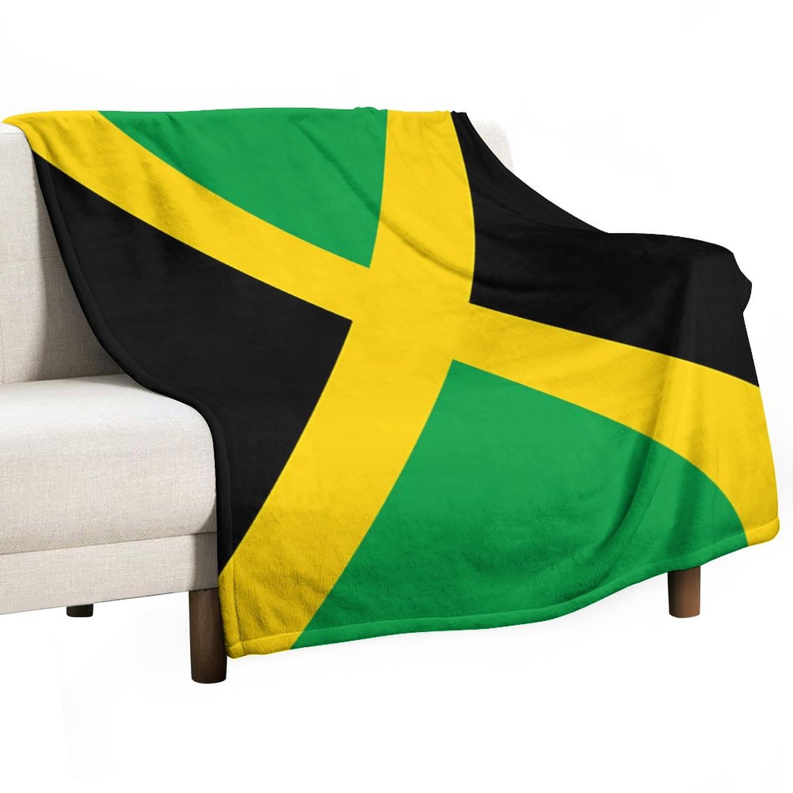 Yaxinduobao Throw Blanket - Jamaican Flag Blanket Soft Flannel Throw For Bed And Couch (30"X40")