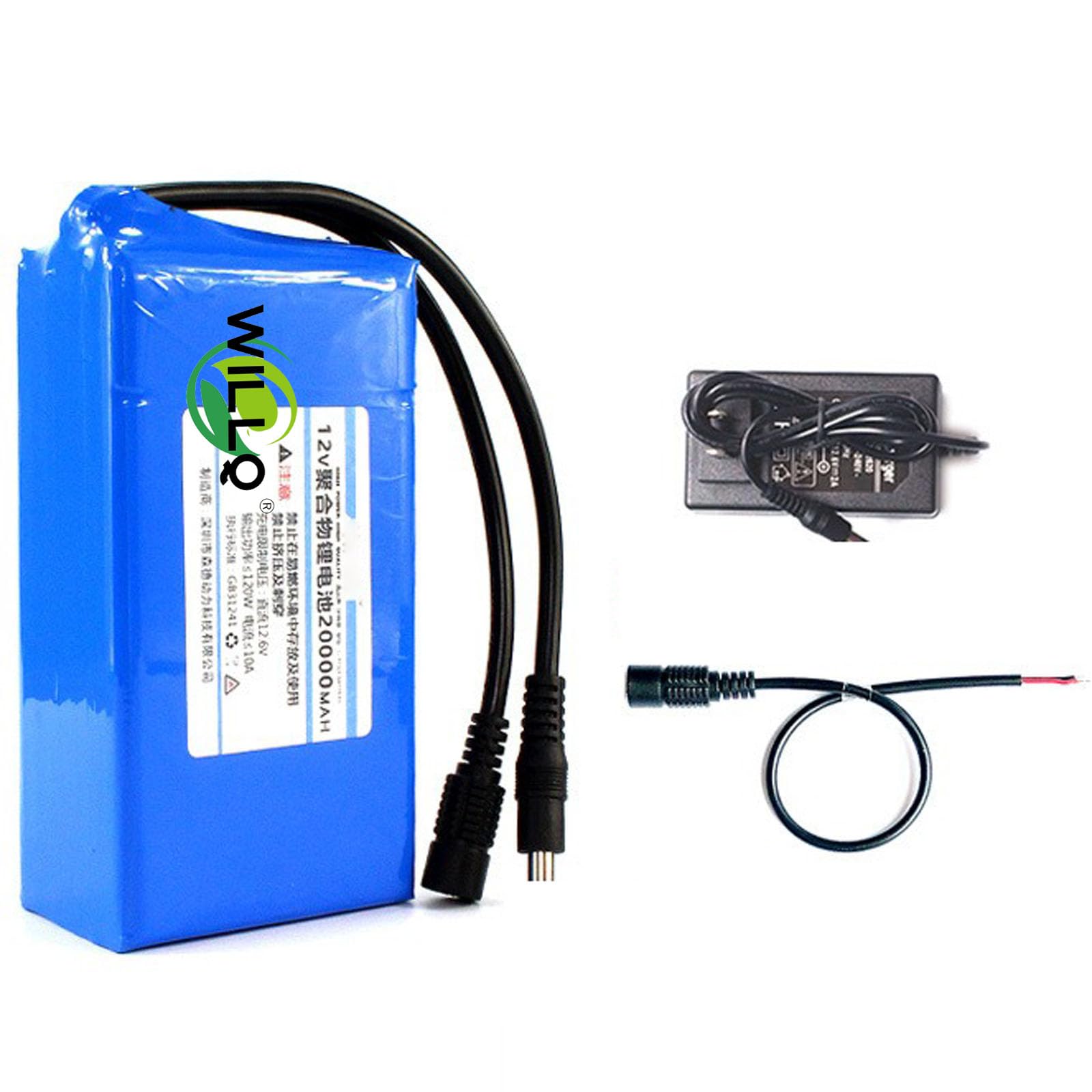 12-Volt-Polymer-Lithium-Ionen-Akkupack DC 12V 6Ah 8Ah 10Ah 12Ah 16Ah 20Ah Wiederaufladbarer Li-Po-Akku