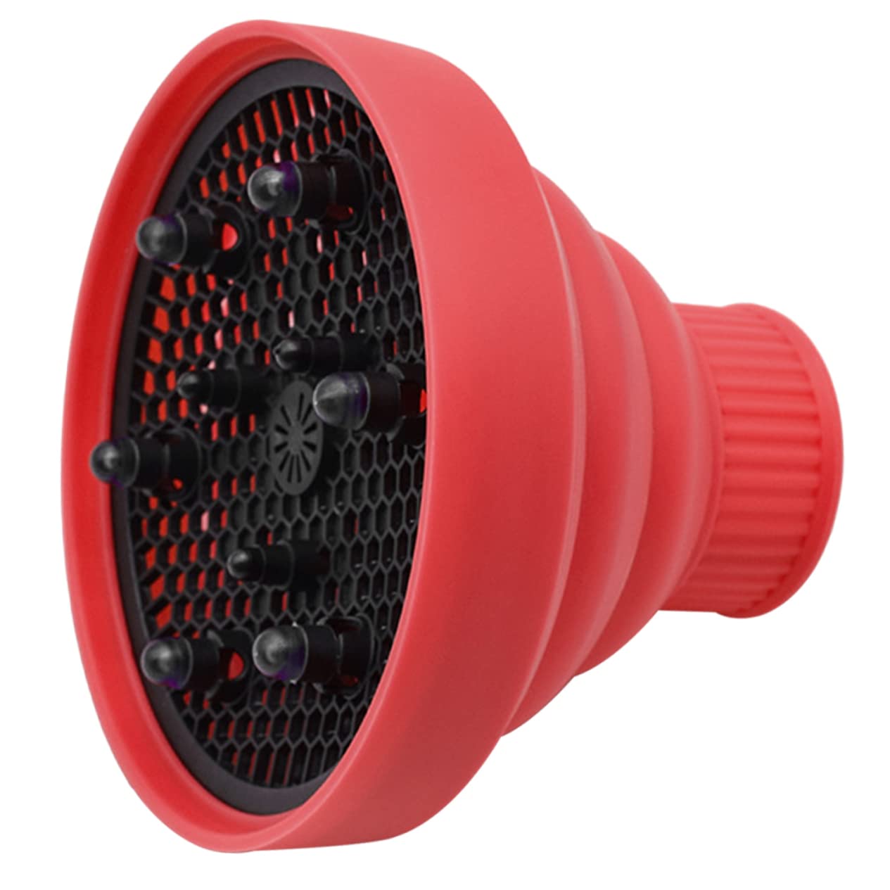 FRCOLOR 3 piezas silicona secador de pelo cubierta viaje rojo boquilla universal
