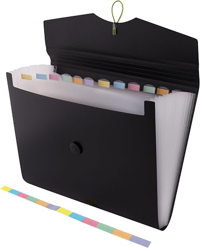Trieur Extensible 12 Poches A4 D.RECT