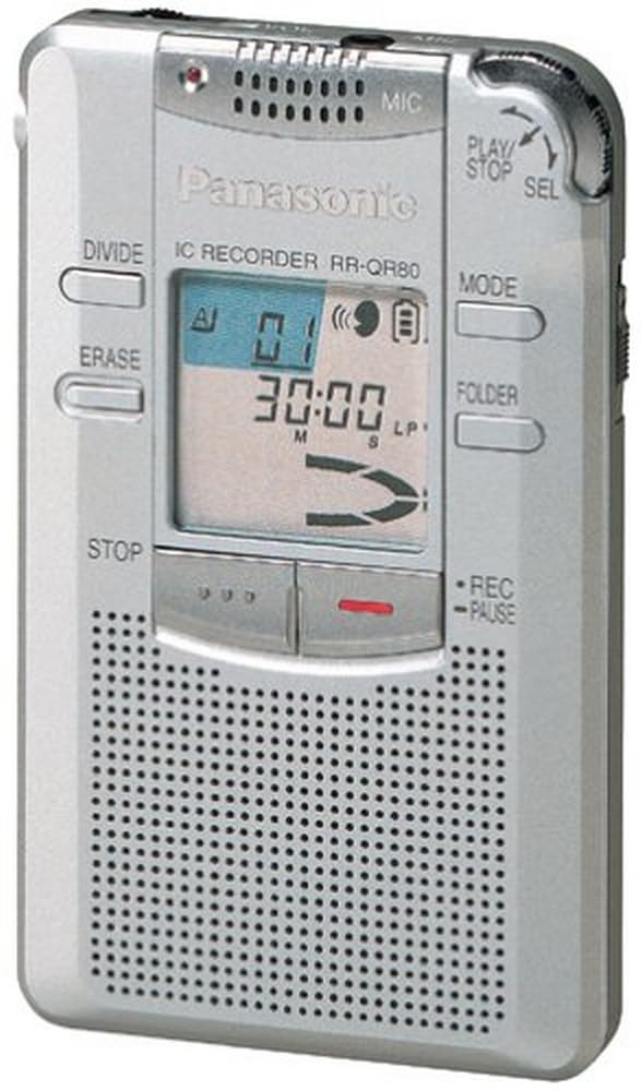 Amazon.com: Panasonic RR-QR80 Tapeless Digital Audio Recorder