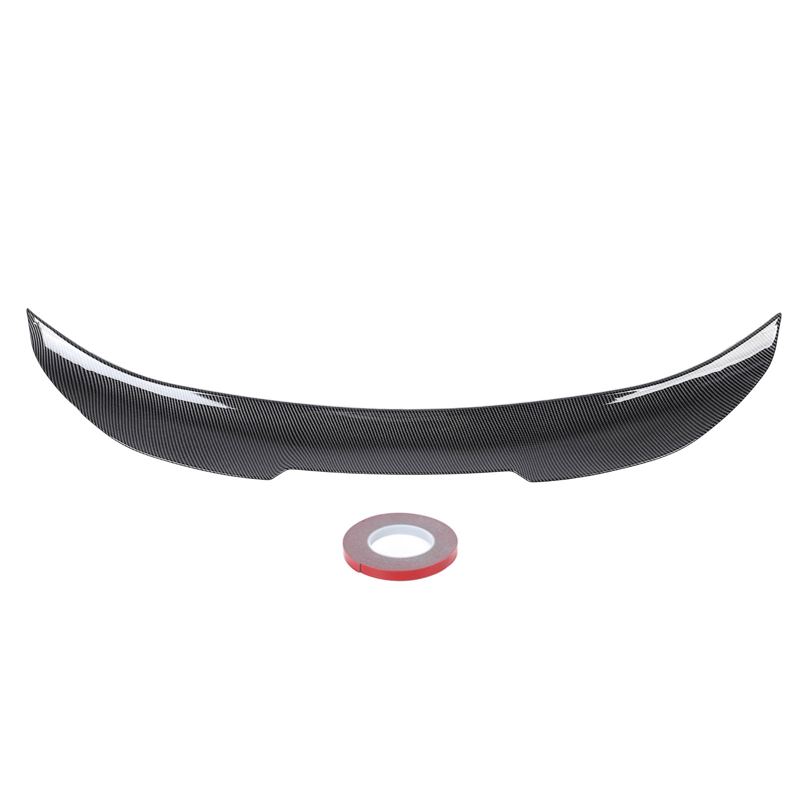 Keenso Tylny Spojler Bagażnika Carbon Fiber Pattern Spoiler ABS, for PSM