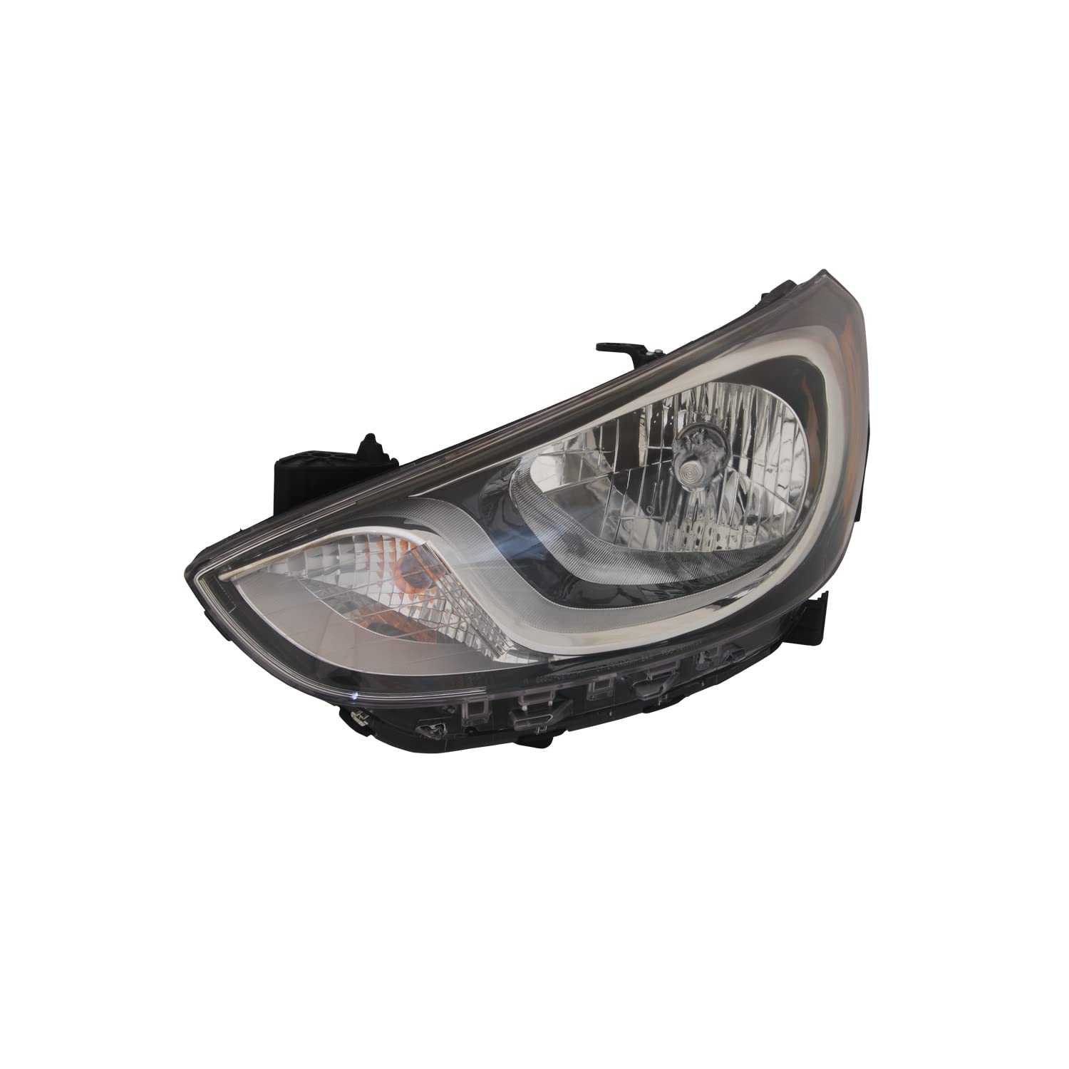 Photo 1 of TYC Left Headlight Assembly Compatible with 2012-2014 Hyundai Accent Driver