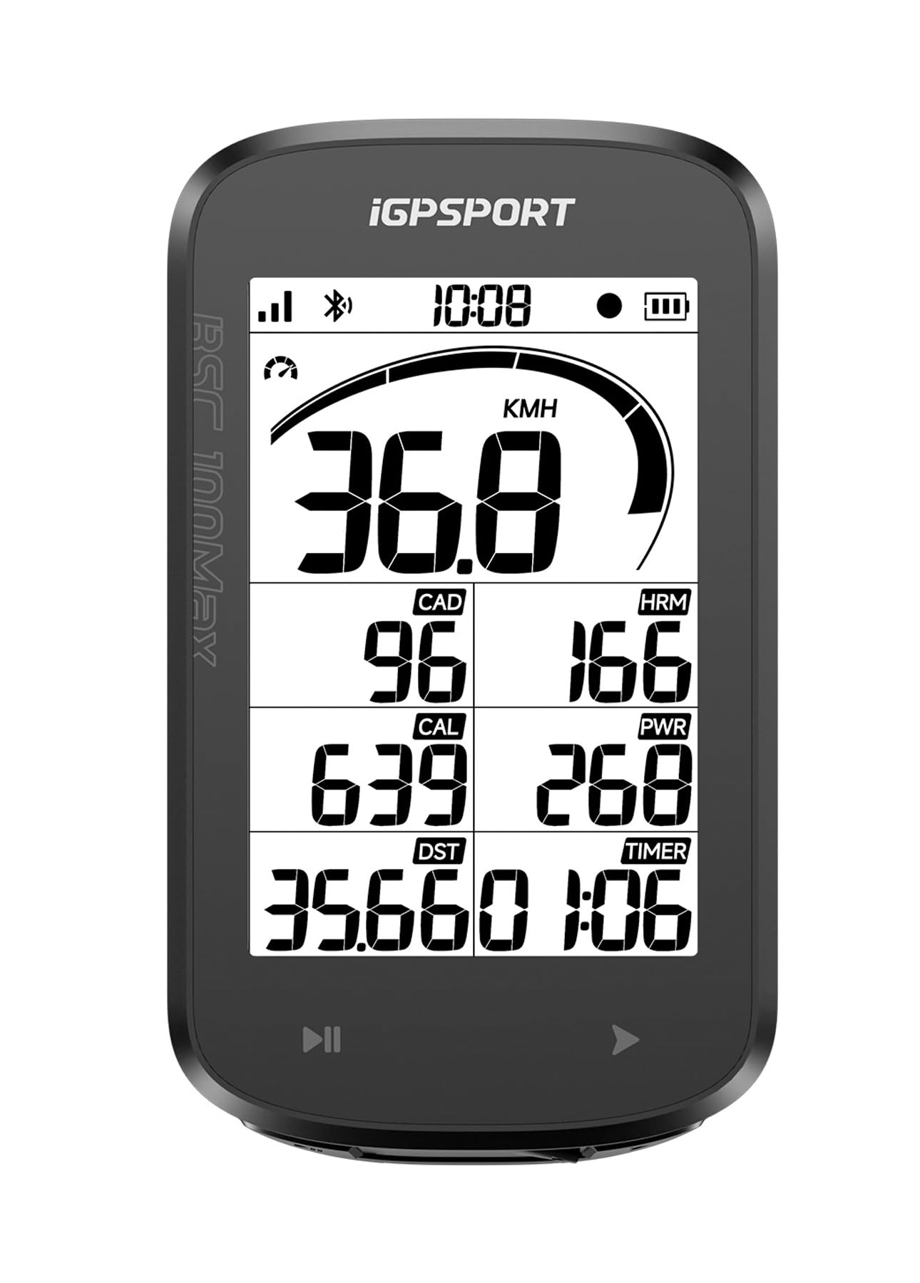 iGPSPORT BSC100MAX GPS Bicicleta, Pantalla 3" Grande, Inicio/Pausa Automático, 40h Autonomía, Datos Personalizables, Impermeable IPX7