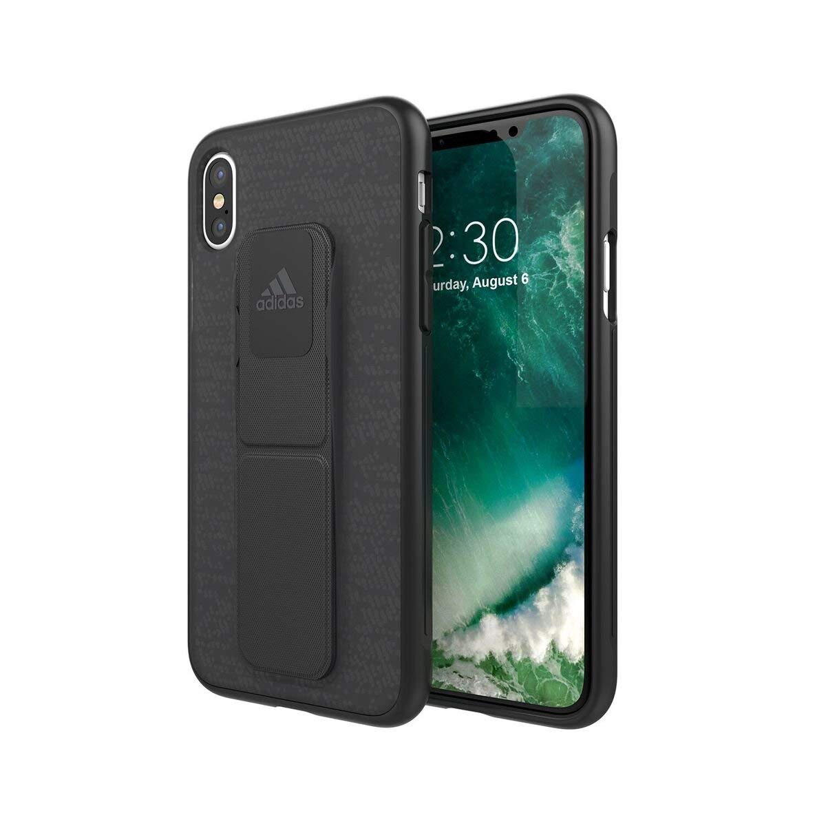 アディダスパフォーマンス iPhone Xケース スタンド機能 ブラック Amazon.co.jp: 【アディダス公式ライセンスショップ】アディダス