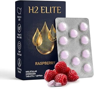 H2 Boost Molecular Hydrogen - 30 Tablets - Antioxidant Water Enhancer - Vegan, Gluten Free
