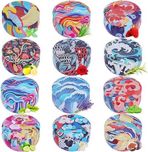 6er Set Duftkerzen Aus Sojawachs - Natürliche Aromakerzen Für Weihnachtsgeschenke & Entspannung