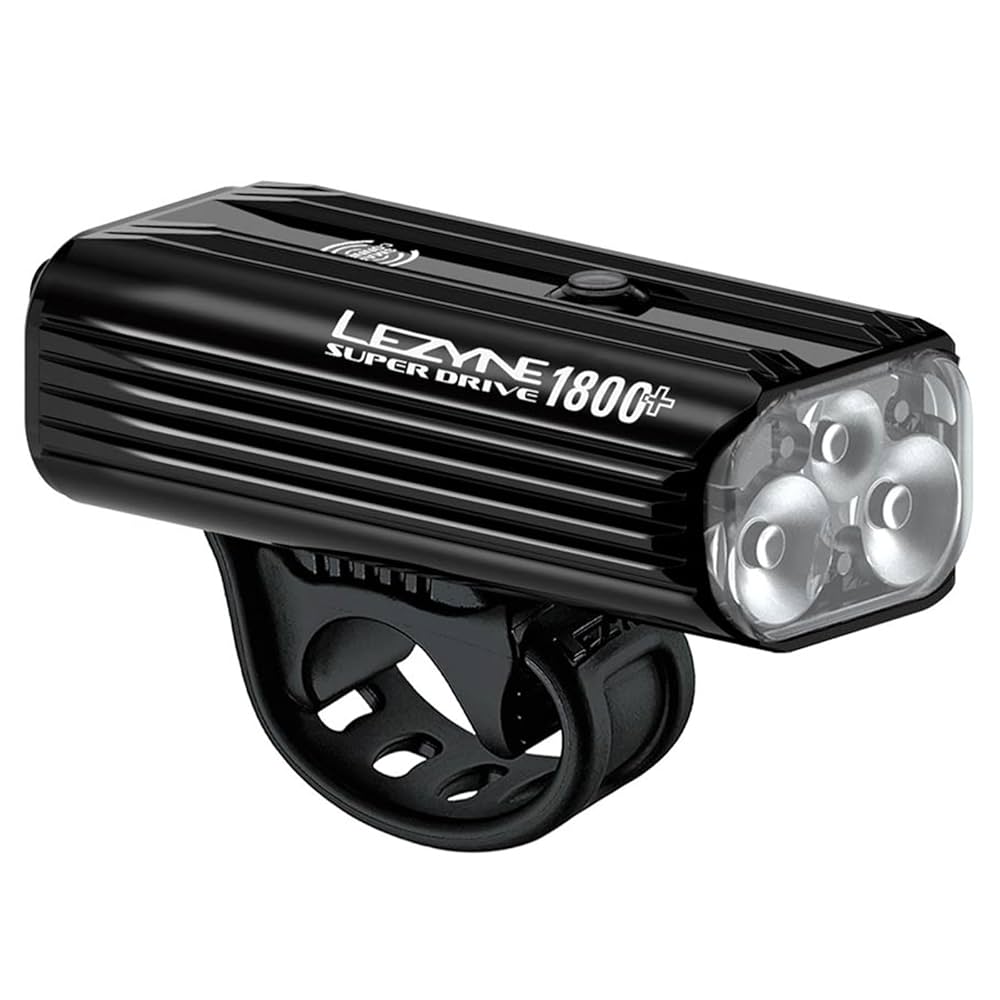アクセサリー LEZYNE SUPER DRIVE 1500XXL Lezyne Super Drive XL Front Bike Light Silver