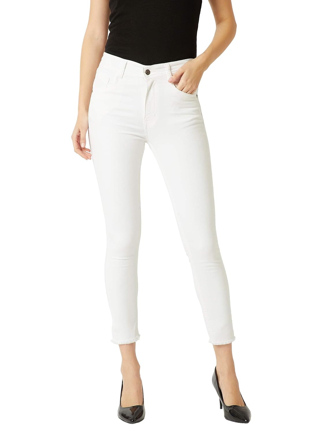 Miss Chase Women’s Skinny Fit High Rise Regular Length Denim Stretchable Jeans Miss Chase Women’s Skinny Fit High Rise Regular Length Denim Stretchable Jeans