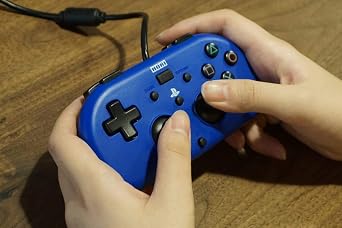 SONYライセンス商品ワイヤードコントローラーライト for PS4 ブルーPS4対応