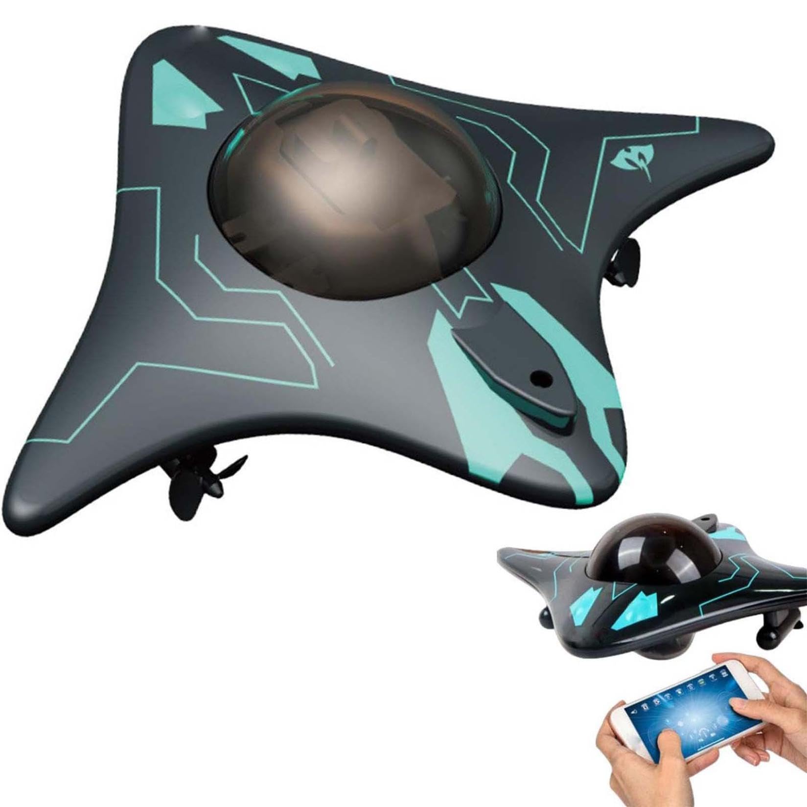 2026 New Underwater Drone with Camera, Remote App Control, Underwater Photography Device, LED Headlight, WiFi Live Video Transmission, Portable Compact Exploration Image (1PC)