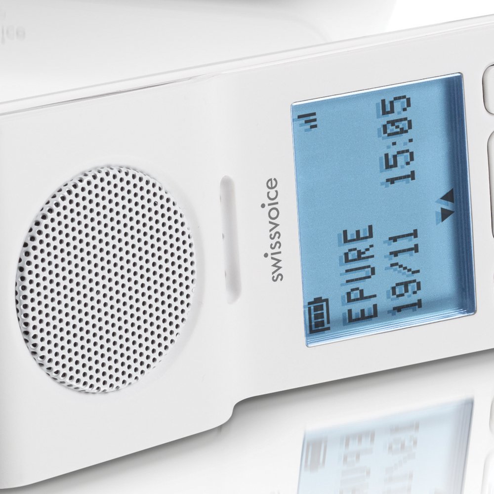 Téléphone Sans Fil Swissvoice EPure V2 - Lot De 2 Combinés Blancs - Très Bon état