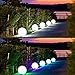 Borelor LED Ball Light, 6-Inch Rechargeable & Remote Control Globe Lights 16 RGB Colors Changing Indoor/Outdoor Night Light for Home/Party/Lawn/Desk Decoration