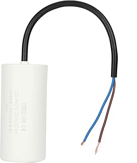 CBB60 Capacitor, AC Capacitor 250V 100uF 50/60Hz Capacitor,Run Capacitor with Wire Compatible with Air Conditioners, Compressors and Single-Phase Motors, Heat Resisting and Low