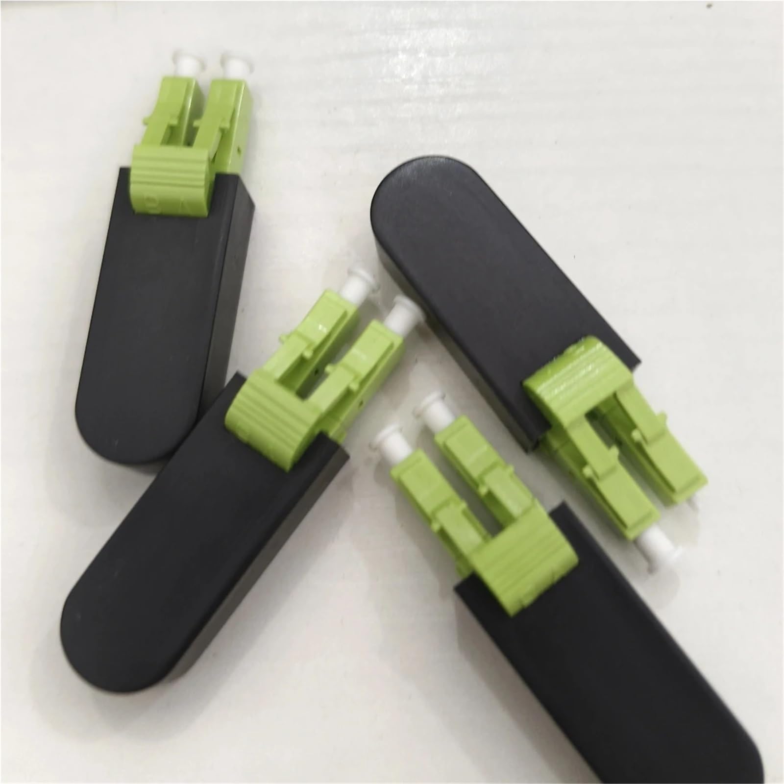 5 connecteurs de Test Fibre Optique LC/SC en Boucle de Retour, Duplex multimode MM, Rose ; 20 connecteurs SC/LC en boîtier Noir.(5pcs LCAPC)