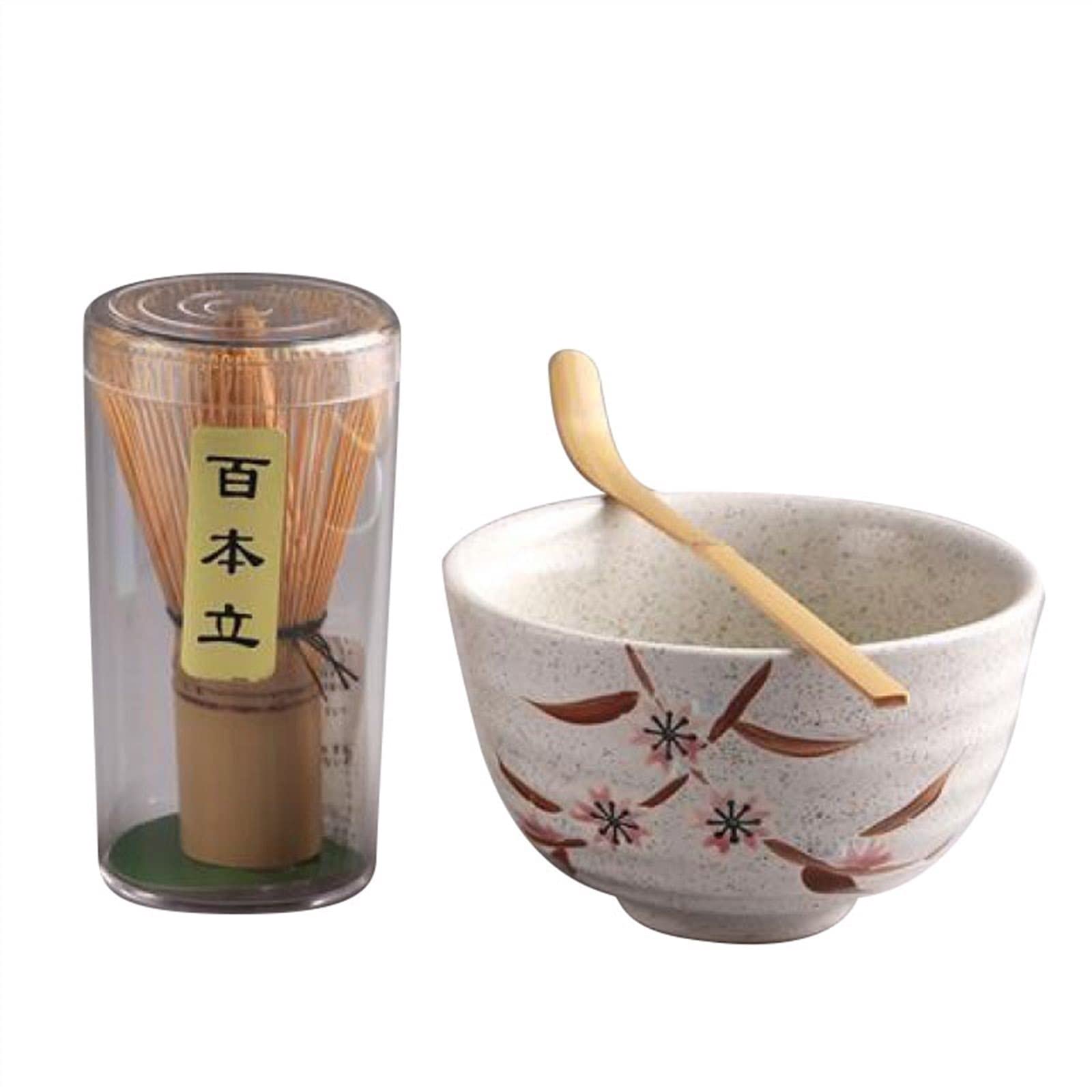 Cuillere Matcha Accessoires Faits Main Matcha Kit Ustensiles de Thé Japonais Traditionnels pour Le Matcha Convient pour Les Fêtes(3pcs-C)