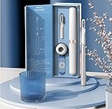 LUXURY BY LEVANI ULTRASONIC Electric Toothbrush, Oral Care Smart Sonic Whitening Rechargeable IPX7 Waterproof Fast Charging Electronic Toothbrush 32000 Strokes/Minutes,with Pressure Sensor.(Silver)