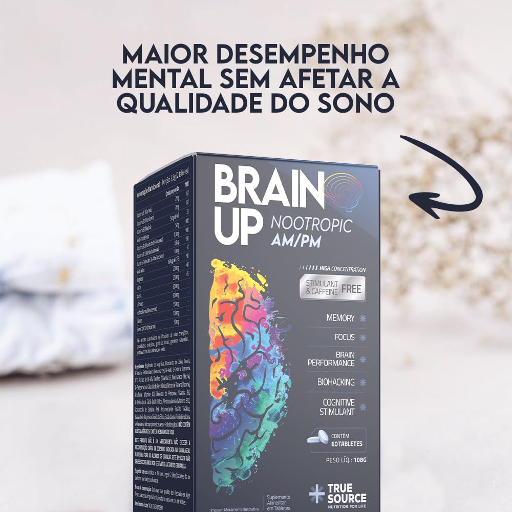 Nootrópico Brain Up AM/PM 60 tabletes True Source em promoção! Veja a oferta e mais achadinhos de Vitaminas & Suplementos 8 Hoje é o melhor dia para comprar Nootrópico Brain Up AM/PM 60 tabletes True Source com aquele preço maroto! Promoção! Aproveite a oferta! 8