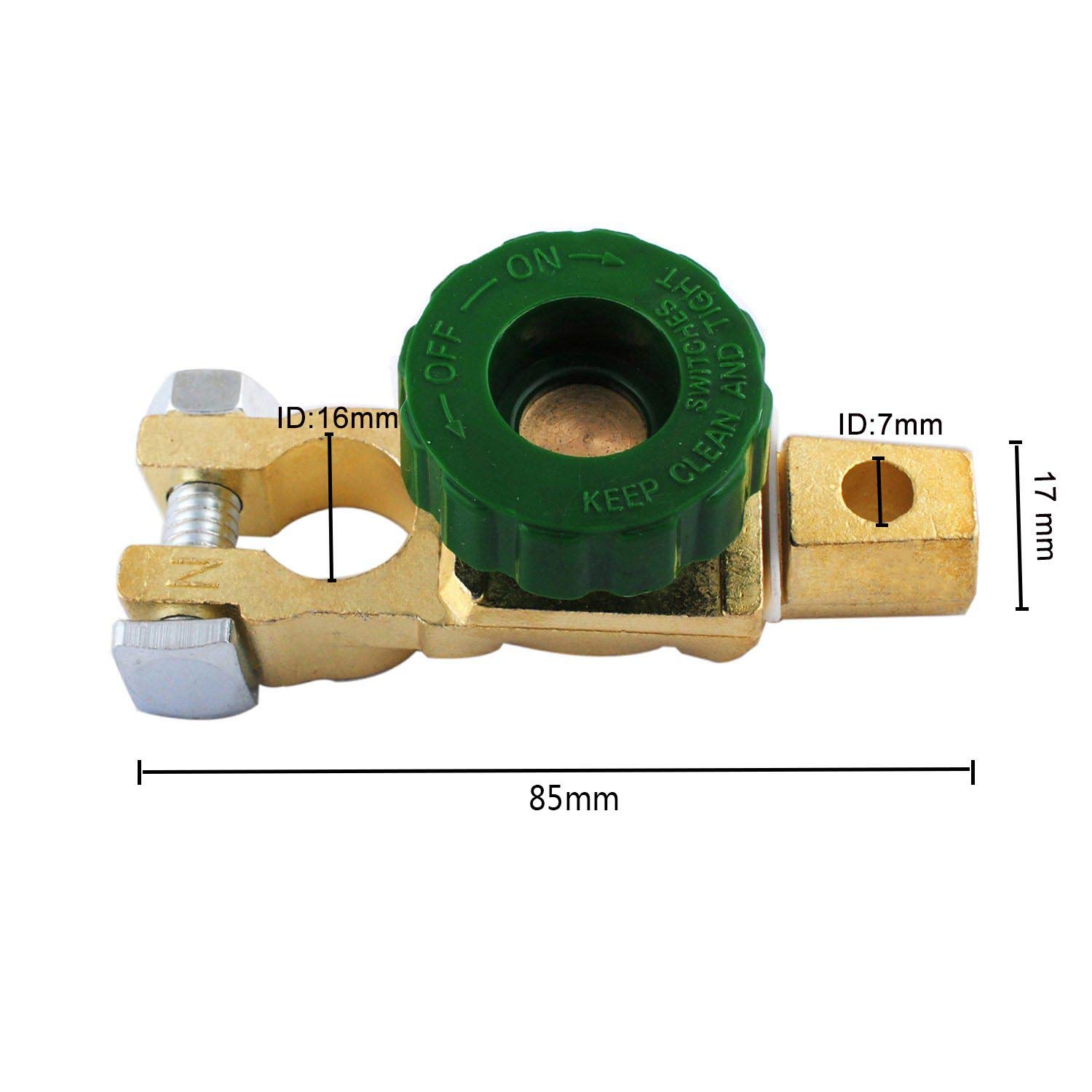 Interruttore Stacca Batteria Auto 12V/24V/48V - Regolabile 180°, Per Auto, Moto, Barche - Foto 3