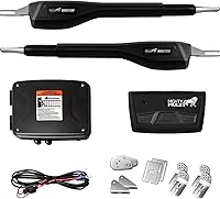 Mighty Mule MM372W Dual Swing Gate Opener Kit - Smart Solar Ready, Up to 16ft 550lb Gates, Easy BILT App Install