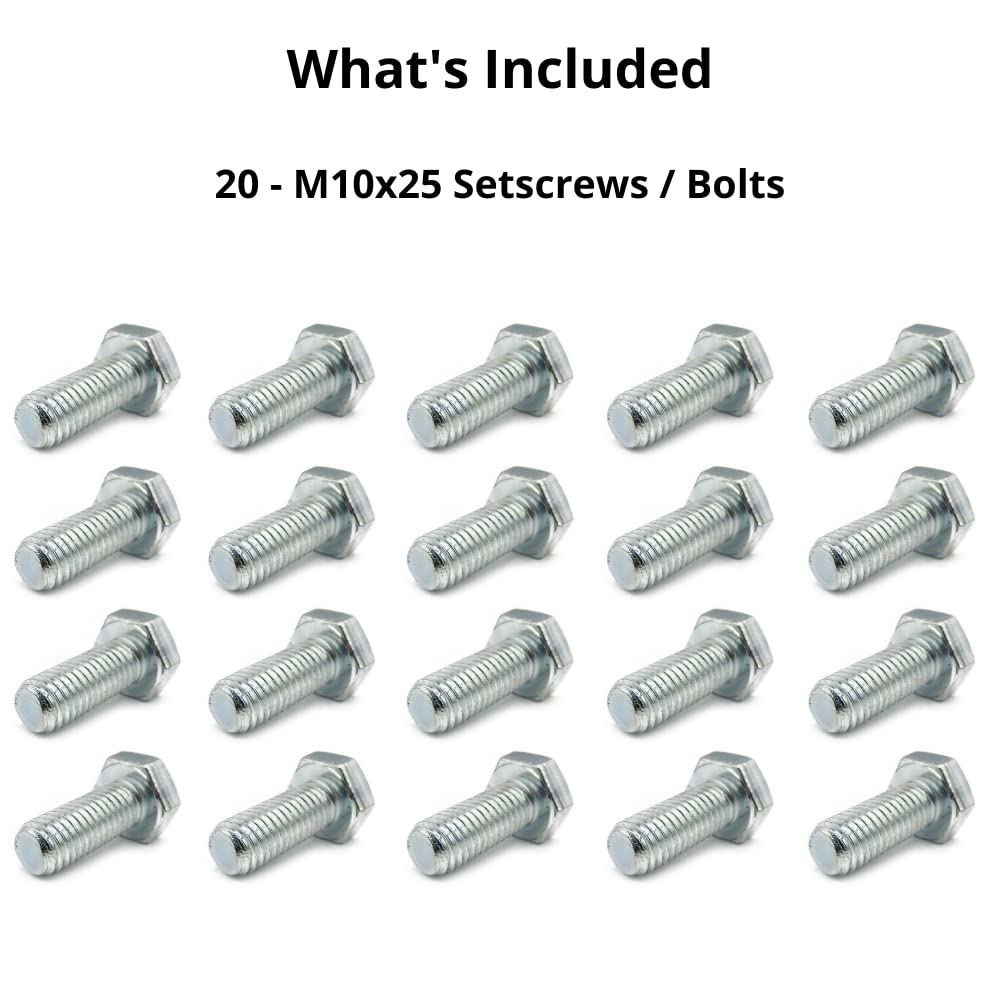 MroMax M10 Bullone Esagonale M10-1,5 X 40 Mm UNC Bulloni A Vite A Testa Esagonale In Acciaio Inox 304 Completamente Filettati, 10 Pezzi - Foto 4