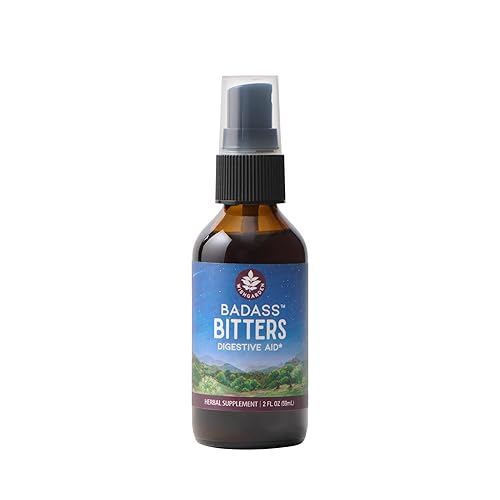 WishGarden Herbs Badass Bitters - All-Natural Digestive Bitters Made with
