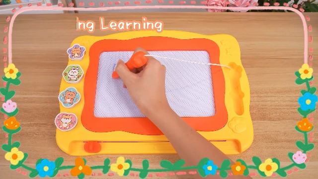 Large Magnetic Drawing Board Toddler Toys for 3 4 5 6 Year Old Kids Girls Boys, Doodle Board Montessori Preschool Educational Travel Toys Gifts for 3 4 5 6 Year Old Etch Sketch Erasable Writing Pad - image 7