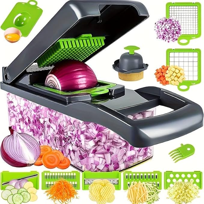 Vegetable Chopper Multifuncional 12 en 1 miniatura 1
