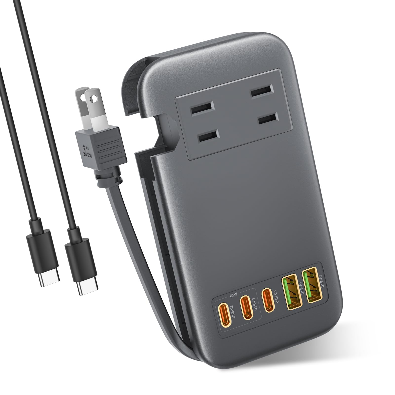 Amazon.co.jp: 素直な虹 電源タップ USB付き Type-C PD 65W USB