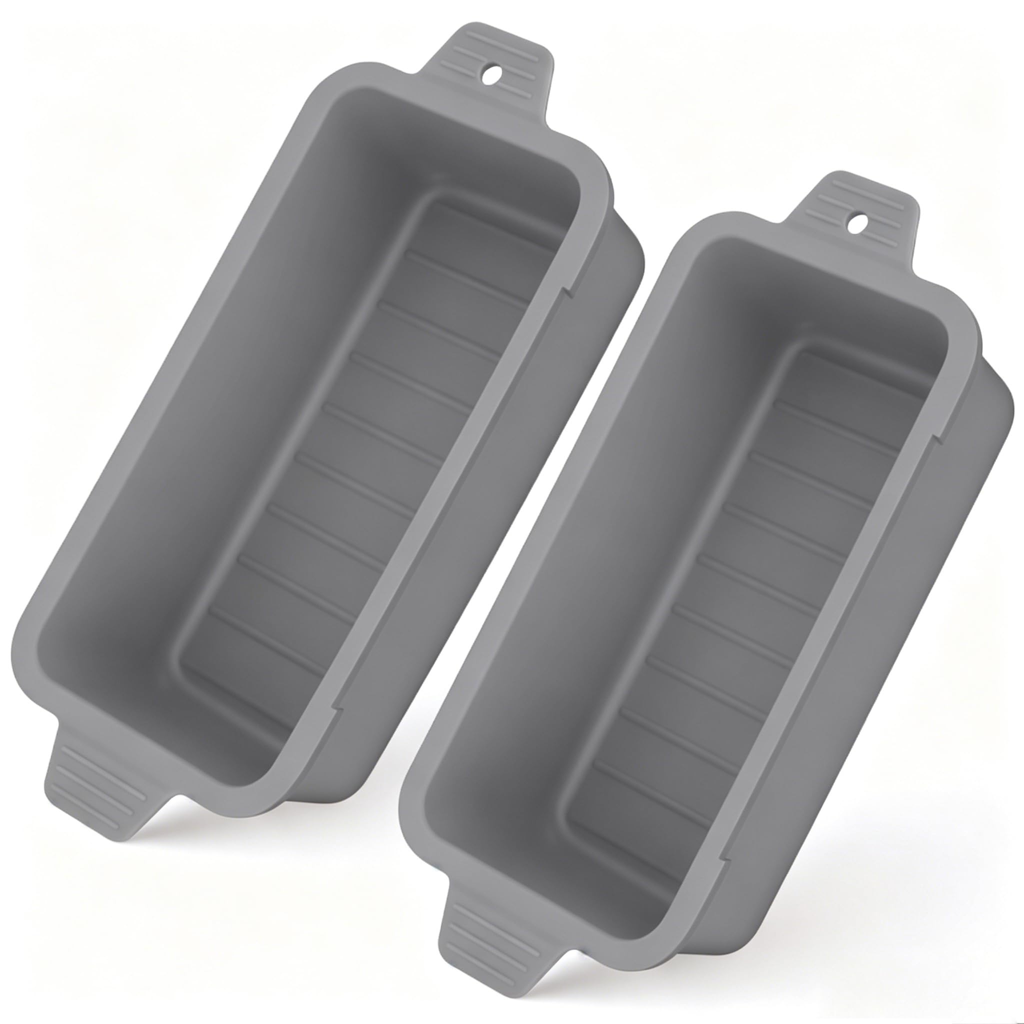 Tsawntd 2 Pack Griddle Grease Cup Liners, Reusable Silicone Grill Grease Catcher, Bbq Drip Pan Griddle Accessories (gray) BBQ Drip Pan Catcher for Grill
