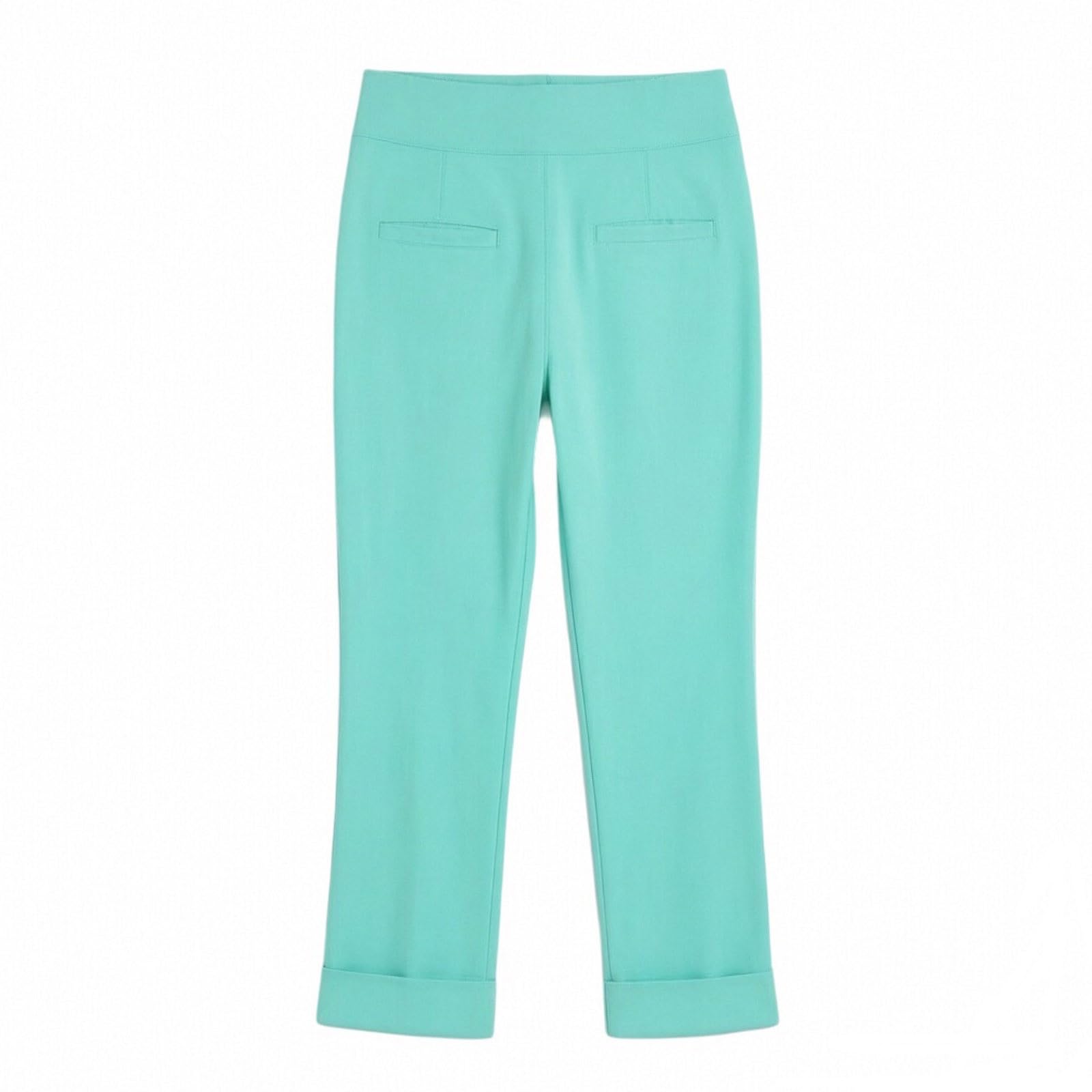 Pantalon, Décontracté Haute Gainant, Longueur Cheville, Avec Poches, Extensible Et Confortable Quotidien., Protection Solaire Uv