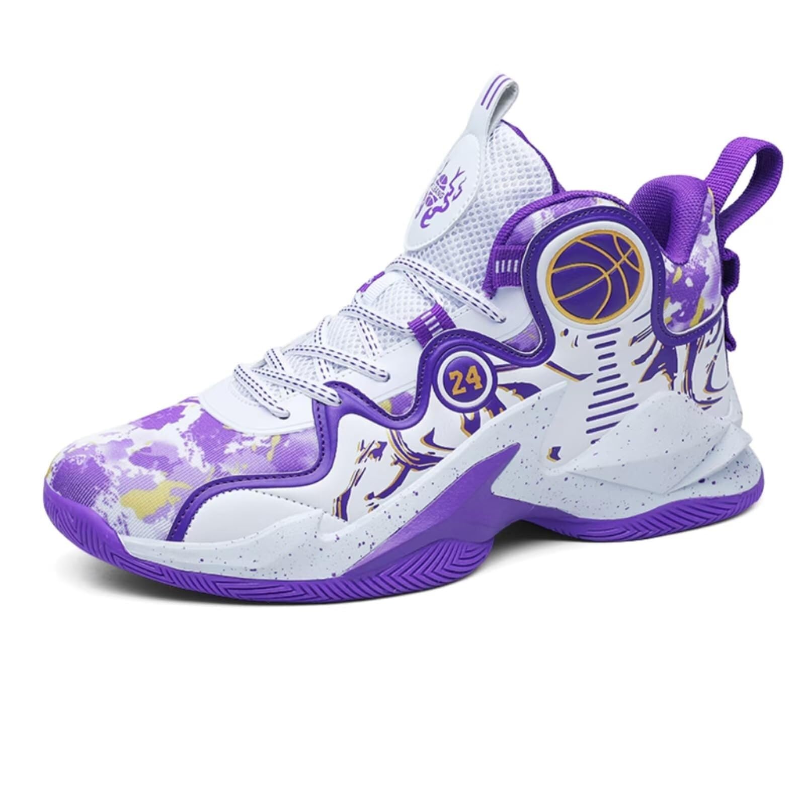 Zapatos de baloncesto cómodos y resistentes al desgaste para caminar 6