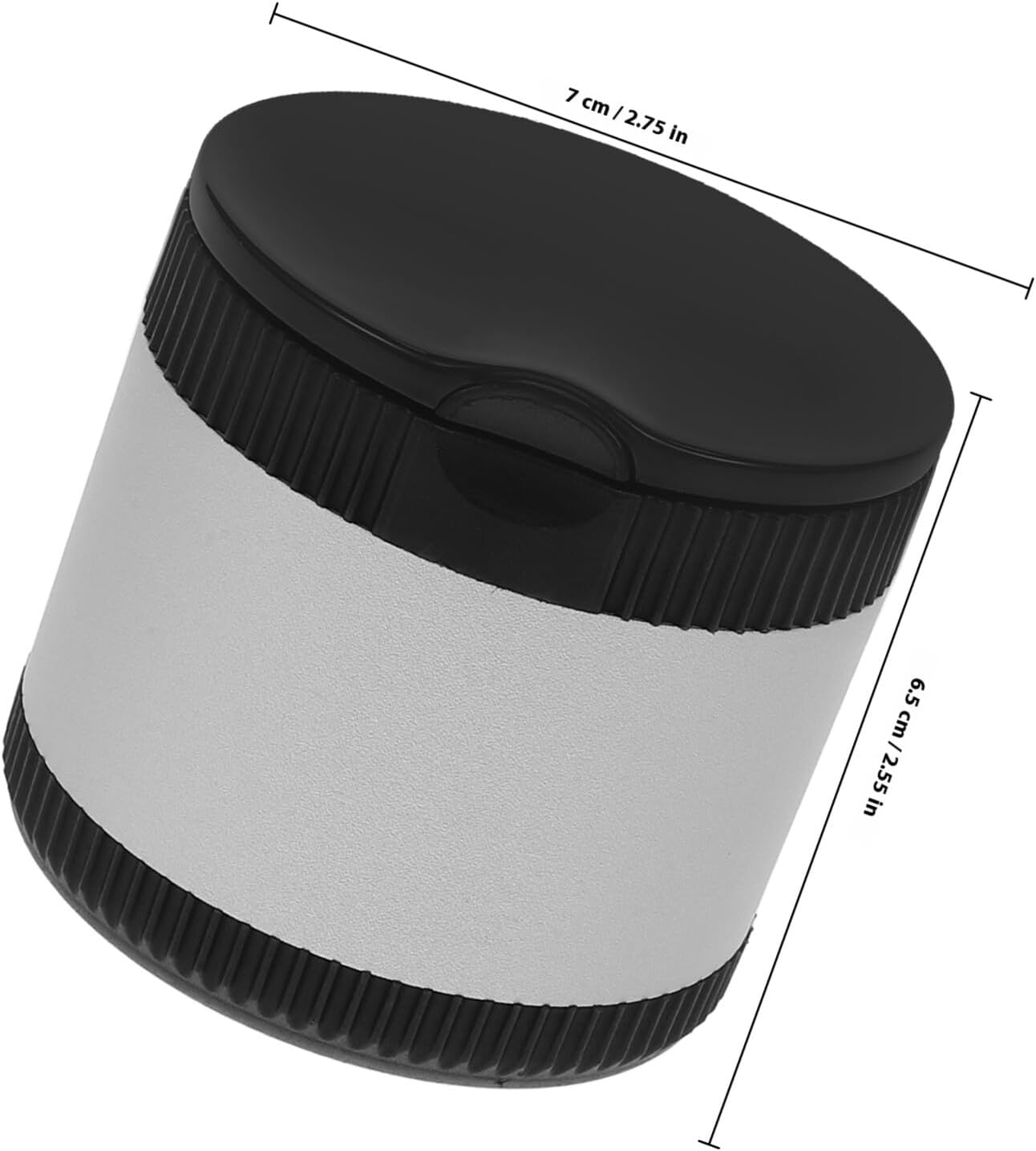 Car Ashtray with Lid and LED Light, Small Silver Metal Ash Tray for Cars, Smokeless Decorative Ashtray Suitable for Vehicle Interior Use