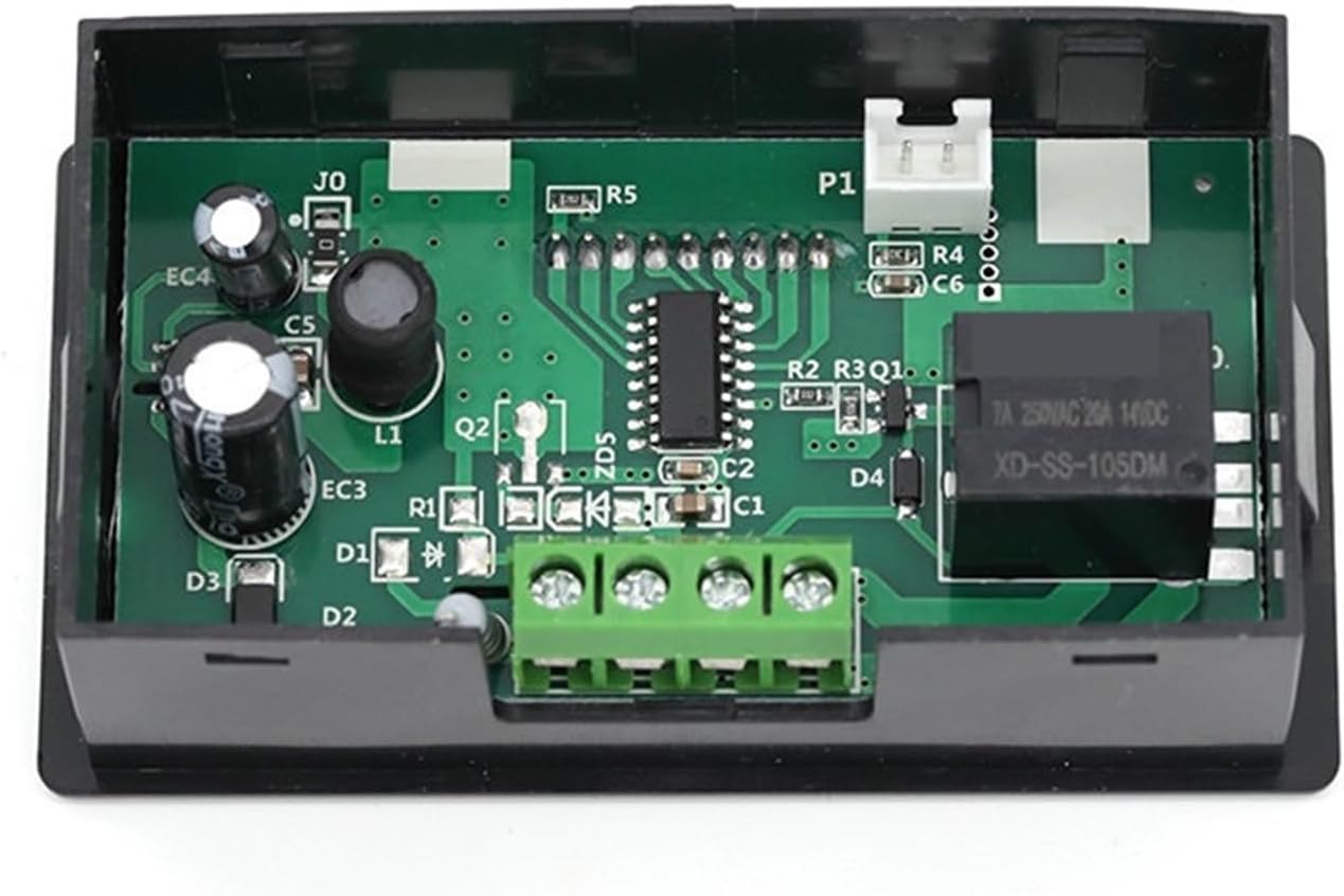 1pc W3230 12V 24V AC110-220V Probe line 20A Digital Temperature Control LED Display Thermostat with Heat/Cooling Control Instrument(DC12V)