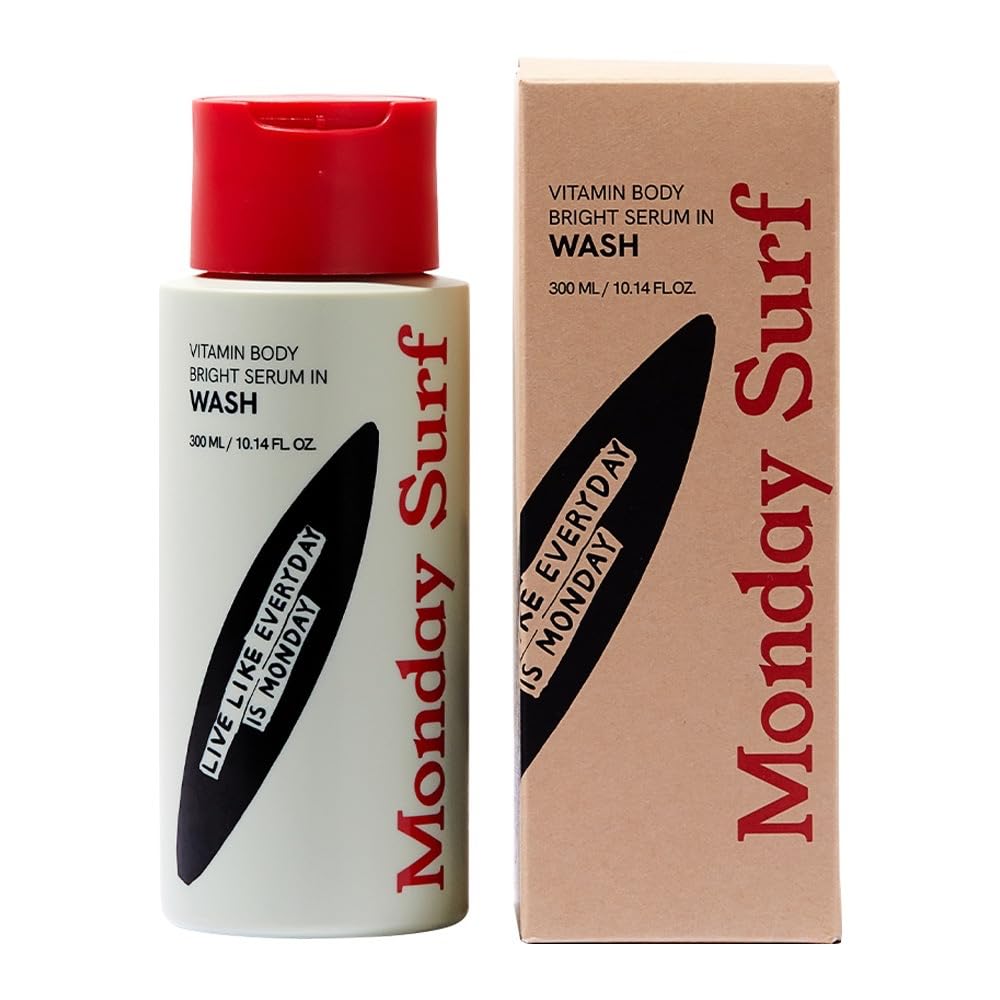 Vitamin Body Wash | Cleanser for Sensitive | Glow Skin, Nourish & Soften Skin with Niacinamide & Hyaluronic Acid | Scents of Vanilla Woods, Vegan, for